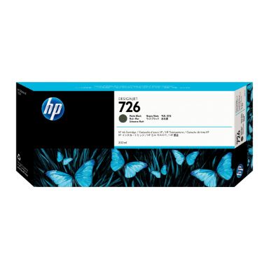 HP CH575A/726 Ink cartridge black matt 300ml for HP DesignJet T 1200/1300