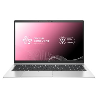 Circular Computing BSI certified HP EliteBook 850 G7 Refurbished Laptop, Intel Core i5 10th Gen, 16GB, 512GB SSD, 15.6