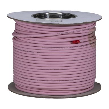 Cablenet 2 Core 1.5mm (41x0.2mm) Pro Grade LSOH CPR Eca Speaker Cable Pink 200m