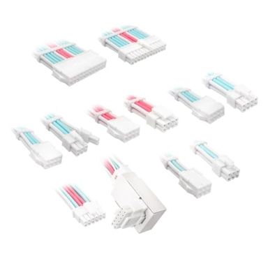Kolink Core Pro Braided Cable Extension Kit 12V-2x6 Type 1 - Brilliant White/Neo