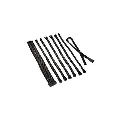 Kolink Core Pro Braided Cable Extension Kit 12V-2x6 Type 1 - Jet Black/Gunmetal