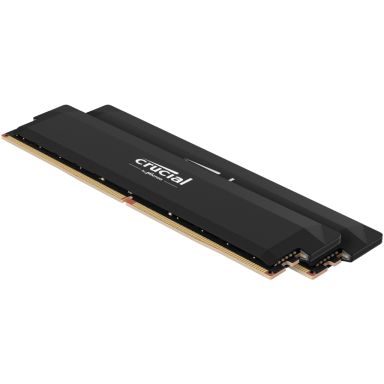 Crucial CP2K16G64C38U5B 32GB Pro Overclocking DDR5 6400 MT/s UDIMM Memory Kit (2 x 16GB, Black)