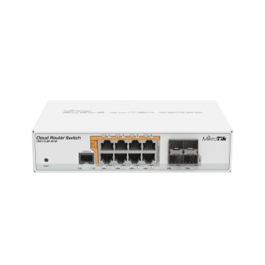 Mikrotik CRS112-8P-4S-IN network switch Gigabit Ethernet (10/100/1000) White Power over Ethernet (PoE)