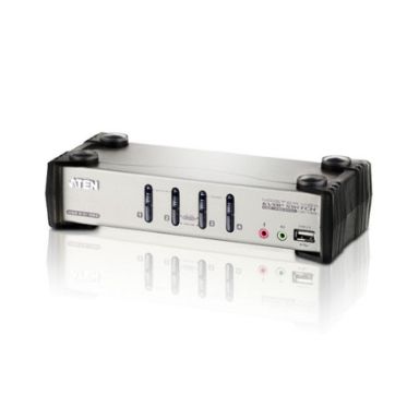 Aten Cs1734b Kvm Audio-Usb Switch 4 Ports