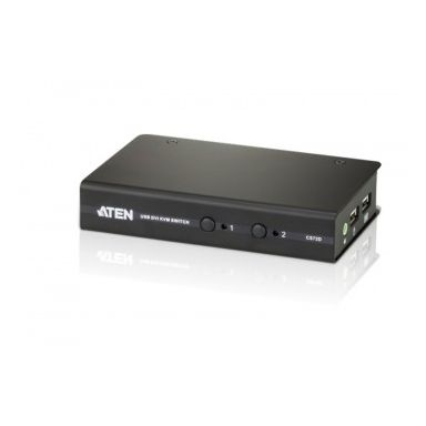 Aten CS72D KVM switch Black