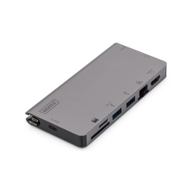 Digitus USB Type-CÃ¢â€žÂ¢ Multiport Travel Dock, 8 Port