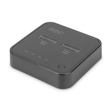 Digitus Dual M.2 NVMe SSD Docking Station with Offline Clone Function, USB-Câ„¢