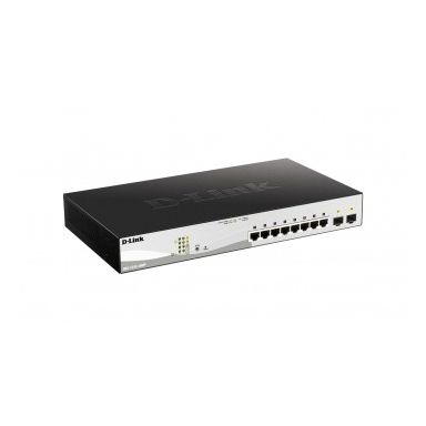 D-Link DGS-1210-10MP network switch Managed L2/L3 Gigabit Ethernet (10/100/1000) Black Power over Ethernet (PoE)