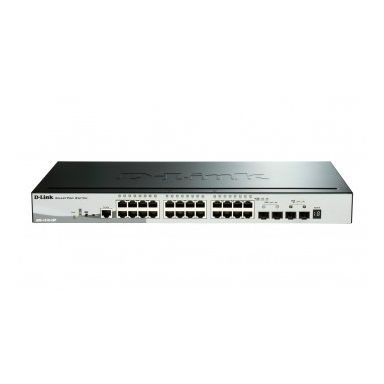 D-Link DGS-1510-28P network switch Managed L3 Gigabit Ethernet (10/100/1000) Black Power over Ethernet (PoE)