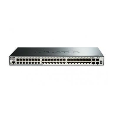 D-Link DGS-1510-52X network switch Managed L3 Gigabit Ethernet (10/100/1000) Black 1U