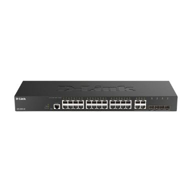D-Link DGS-2000-28 network switch Managed L2/L3 Gigabit Ethernet (10/100/1000) 1U Black