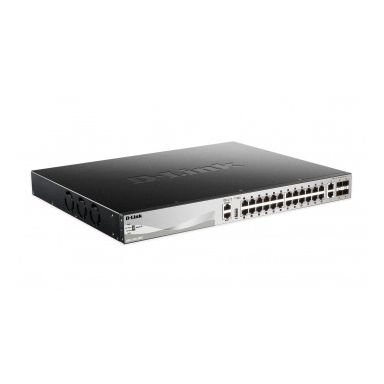 D-Link DGS-3130-30PS Managed L3 Gigabit Ethernet (10/100/1000) Black,Grey Power over Ethernet (PoE)