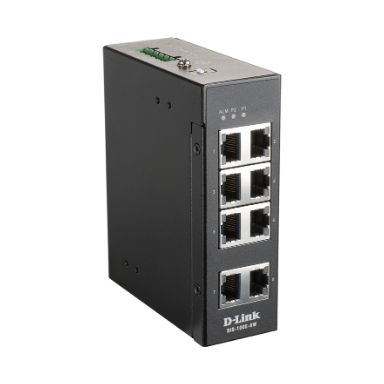 D-Link DIS-100E-8W network switch Unmanaged L2 Fast Ethernet (10/100) Black