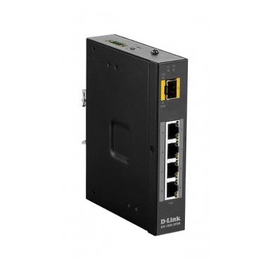 D-Link DISâ€‘100Gâ€‘5PSW Unmanaged L2 Gigabit Ethernet (10/100/1000) Black Power over Ethernet (PoE)