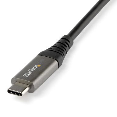 StarTech.com USB C Multiport Adapter - USB-C to 4K 60Hz HDMI 2.0, 100W Power Delivery Pass-through - 3-Port 10Gbps USB Hub - Portable USB Type-C Mini Docking Station - 10