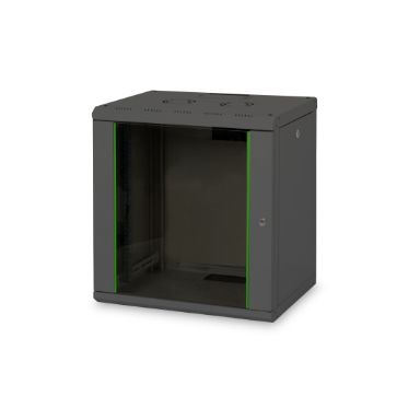 Digitus DN-19 12-U-SW rack cabinet 12U Wall mounted rack Black
