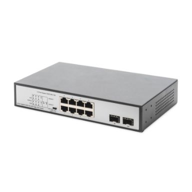 Digitus 8-Port Gigabit Switch 8xRJ45 (6xPoE)+ 2G SFP 180W