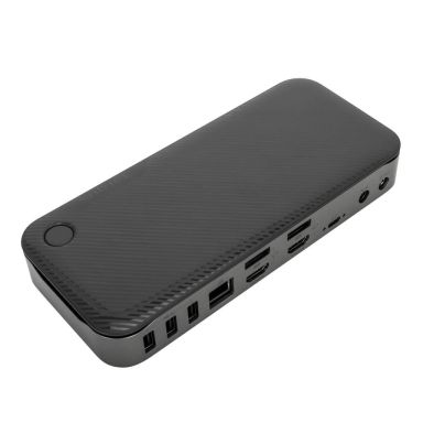 Tripp Lite Eaton Tripp Lite Series USB C to HDMI Multiport Video Adapter Converter w/ USB-A Hub, USB-C PD Charging, Gigabit Ethernet Port, Thunderbolt 3 Compatible USB Type C to HDMI, USB Type-C - Docking station - USB - HDMI - 1GbE