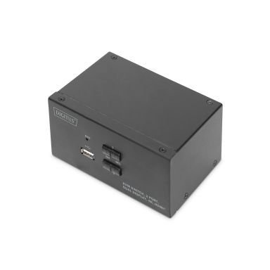 Digitus KVM Switch, 2 Port, Dual Display, 4K, HDMIÂ®