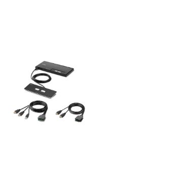 Belkin F1DN202MOD-HH-4 KVM switch Black