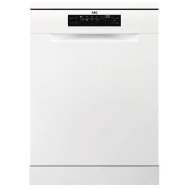AEG GlassCare Freestanding Dishwasher - White B-rated