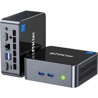 GMKtec NucBox M3 Intel® Core™ i5 i5-12450H 16 GB DDR4-SDRAM 512 GB SSD Windows 11 Pro Mini PC Black