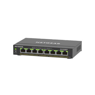 Netgear GS308EP-100UKS 8-Port Gigabit Ethernet PoE+ Smart Managed Plus Switch