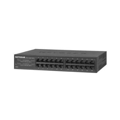 Netgear GS324-200EUS Unmanaged Gigabit Ethernet Black