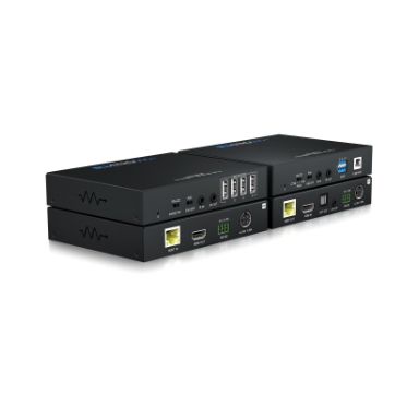 Blustream HEX70USB-KIT AV extender AV transmitter & receiver Black