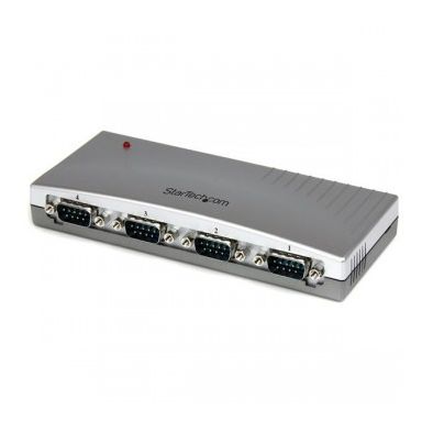 StarTech.com 4 Port USB to RS232 Serial DB9 Adapter Hub
