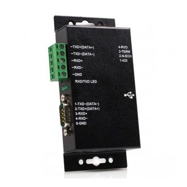 StarTech.com 1 Port Metal Industrial USB to RS422/RS485 Serial Adapter w/ Isolation