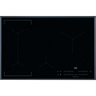 AEG IKE84441FB Black Built-in 78 cm Zone induction hob 4 zone(s)