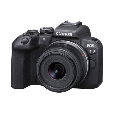 Canon EOS R10 APS-C Mirrorless Camera RF-S 18-45mm Lens Kit - without Mount Adapter