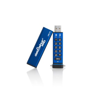 iStorage datAshur Pro USB flash drive 128 GB USB Type-A 3.2 Gen 2 (3.1 Gen 2) Blue
