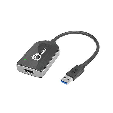Siig JU-H20111-S1 USB graphics adapter Black