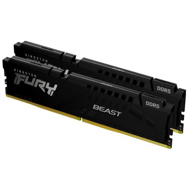 Kingston Technology FURY Beast 64GB 6000MT/s DDR5 CL30 DIMM (Kit of 2) Black