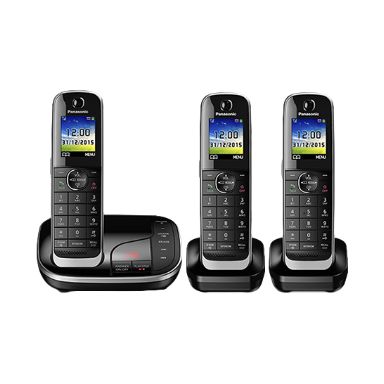Panasonic KX-TGJ323E DECT telephone Black Caller ID