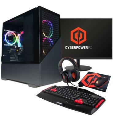 CyberPower Amethyst AMD Ryzen 5 5500 RTX 4060 16GB RAM 1TB SSD + 23.8