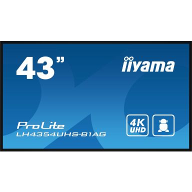 iiyama LH4354UHS-B1AG Signage Display Digital signage flat panel 108 cm (42.5