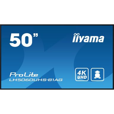 iiyama LH5060UHS-B1AG Signage Display Digital A-board 125.7 cm (49.5