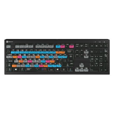 Logickeyboard LKB-AGDA-A2PC-UK keyboard Universal USB QWERTY UK English Black