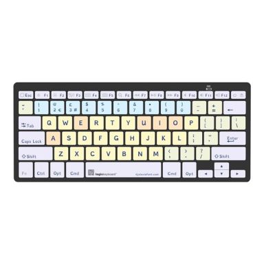 LogicKeyboard Dyslexie - MAC Bluetooth Mini Keyboard