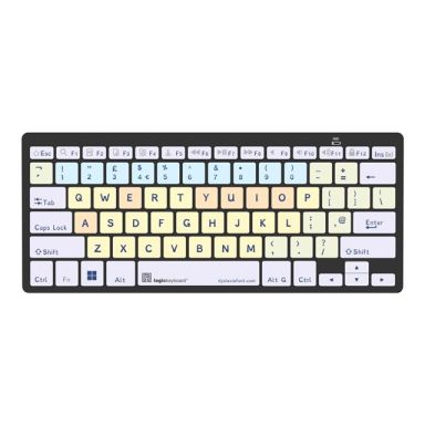 LogicKeyboard Dyslexie - PC Bluetooth Mini Keyboard