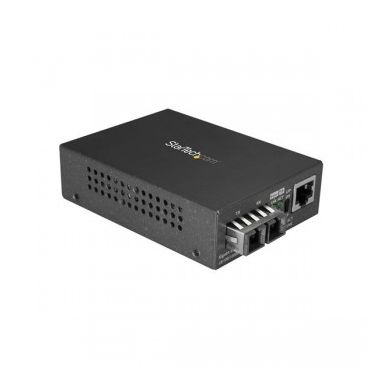 StarTech.com Multimode (MM) SC Fiber Media Converter for 10/100/1000 Network - 550m Range - Gigabit Ethernet - 850nm - Full Duplex