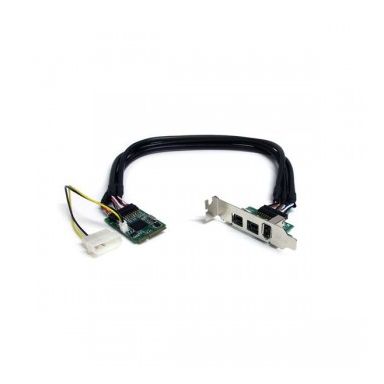 StarTech.com 3 Port 2b 1a 1394 Mini PCI Express FireWire Card Adapter