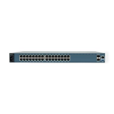 ZPE Nodegrid Serial Console - S Series 32-port unit, Dual AC, Switchable Pinouts, 2-Cores, 4GB RAM, 32GB SSD, Blank fans (air out)