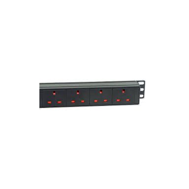 LMS 1U 12 WAY Vert 13A PDU + SWITCH  > 32A CMDO
