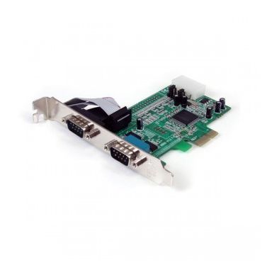StarTech.com 2 Port Native PCI Express RS232 Serial Adapter Card with 16550 UART