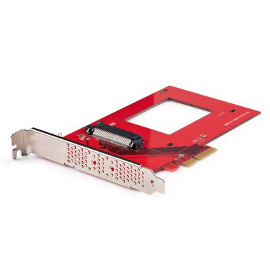 StarTech.com U.3 to PCIe Adapter Card, PCIe 4.0 x4 Adapter For 2.5