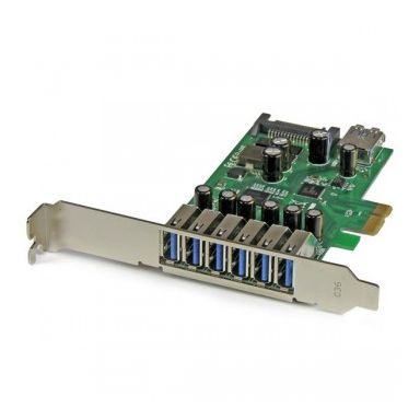 StarTech.com 7-Port PCI Express USB 3.0 Card - Standard and Low-Profile Design